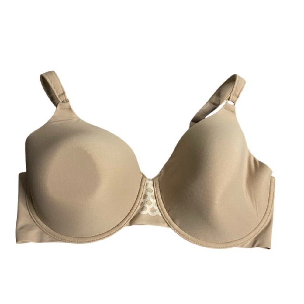 Olga Women's To a Tee Tan Full-Coverage Underwire Contour T-Shirt Bra - Picture 2 of 6